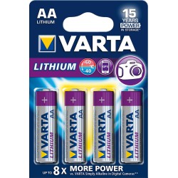 Piles PROFESSIONAL AA Mignon, 4-er Bli. Lithi.