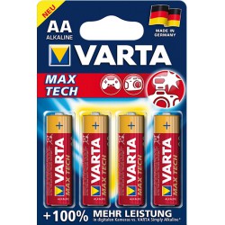 Pile VARTA MAX TECH AA, 4-er Blister DE