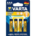 Piles LONGLIFE AAAMicro, 4-er Bli. Varta