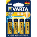 Piles LONGLIFE AA Mignon, 4-er Bli. Varta