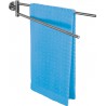 Wenko 19618100 Porte-Serviettes a 2 Bras Bosio Acier Inox