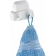 Crochet Duo PVC Blanc 12 x 4,8 x 17 cm