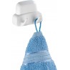 Crochet Duo PVC Blanc 12 x 4,8 x 17 cm