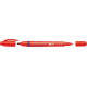 Marqueur permanent double pointe Retail Pack 4 pièces 3 x noir +1 x rouge (Par 12)