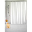 Rideau de douche Uni blanc, 120x200 cm