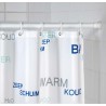 Barre de Douche Télescopique Epais 20 mm Blanc 70-115 cm - Wenko 19211100