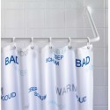 Wenko 19214100 Barre d'Angle Universelle Épais 20 mm Blanc Dimensions 80 x 80 90 x 90 cm