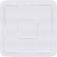 Siphon douche Florida blancB 55xT 55 cm