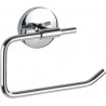Porte-rouleau de papier hygiénique Zinc Chromé 4 x 13,5 x 9,5 cm - Wenko 22171100 Cuba