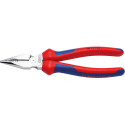 Pince combinée pointue chromée avec poignées multi-composants 185mm KNIPEX