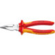 Pince combinée pointue VDE chromée avec poignées multi-composants 185mm KNIPEX