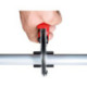 Coupe-tube pour tubes en plastique/compositeax. D. 26mm KNIPEX