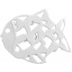 Anti dérapant -Sticker Fisch6-er Set, blanc