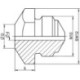 Embout Bird. Bird Pro CAS.Taurus 17/40 GESIPA