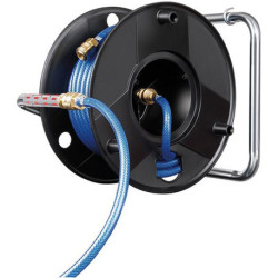 Enrouleur de tuyau d'air comprimé plastique 20m 9/15mm Brennenstuhl