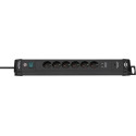 Multiprise 6x H05VV-F3G1.5 3m Premium-Line USB Brennenstuhl