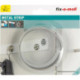 Bande métallique 1 m x 35. auto-cl..blanc Contenu : 1