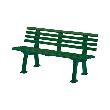 Banc de jardin SYLT 3 places longueur 1500 mm vert