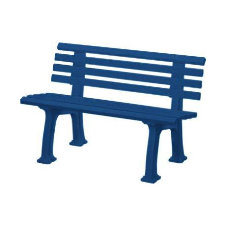 Banc de jardin IBIZA 2 places longueur 1200 mm bleu