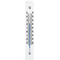 Thermomètre intérieur-extérieur plastique .blanc