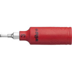 Embout de tournevis 1/4 à six pans creux VDE 3x65mm Wiha