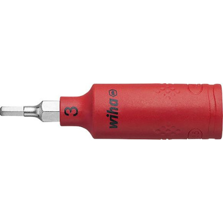 Embout de tournevis 1/4 à six pans creux VDE 3x65mm Wiha