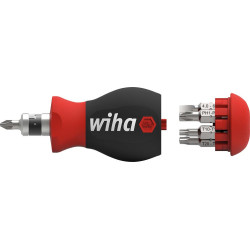 Porte-magasin d'embouts Stubby 7 pièces double embout Wiha