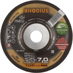 Meule à ébarber RS 580 SPEED EXTENDED 115 x 7.0 x 22.23 mm Rhodius