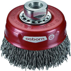 Brosse boisseau Xtreme acier 80x0.3mm ondulée Osborn