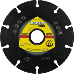 Disque à tronçonner diamanté DT 600 ACM Supra 230x1.6X22.23mm KLINGSPOR