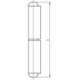 Rouleau profilé KO 50 80mm acier inoxydable