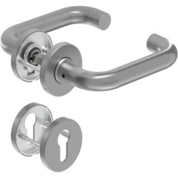 Poignée porte DD-Grt. ER 8 mm Forme U. Ros. PZ Forme en U. Ros. PZ