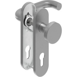 Poignée porte WE-Grt. ER 9 mm RS forme U. Raccord court. FS. PZ Forme en U. Court. FS. PZ