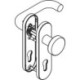 Poignée porte WE-Grt. ER 9 mm RS forme U. Raccord court. FS. PZ Forme en U. Court. FS. PZ