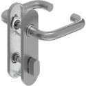 Poignée porte WC-Grt. ER Forme en U. Raccord court. Forme en U. Court.