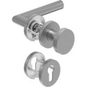 Poignée porte WE-Grt. ER 9 mm RS forme L. FS. PZ Forme en L. FS. PZ