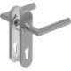 Poignée porte DD-Grt. ER 8 mm forme L. Court. PZ Forme L. Court. PZ
