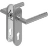 Poignée porte DD-Grt. ER 8 mm forme L. Court. PZ Forme L. Court. PZ