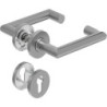 Poignée porte DD-Grt. ER 8 mm en forme de L avec re. PZ Forme en L avec re. PZ