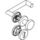 Poignée porte WE-Grt. ER 9 mm LS Forme L avec re. FS. PZ Forme en L avec. FS. PZ