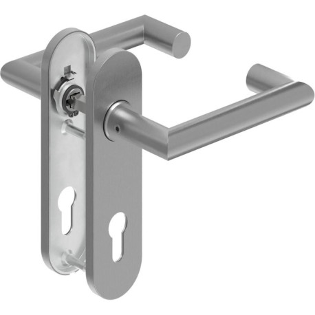 Poignée porte DD-Grt. ER 9 mm en forme de L avec re. FS. PZ Forme L avec D. FS. PZ
