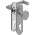 Poignée porte WE-Grt. ER 9 mm LS forme L avec re. FS. PZ L-Form avec Re. FS. PZ