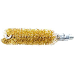 Brosse tubulaire avec filetage M6 Ø 8mm. Laiton, filetage 15mm Lessmann