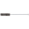 Brosse cylindrique avec oeillet 12 x100/300mm. Fil d'acier ondulé Lessmann
