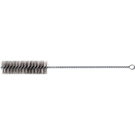 Brosse cylindrique avec oeillet 30 x100/300mm. Fil d'acier ondulé Lessmann
