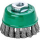 Brosse boisseau inox torsadée 65x0.35mm Lessmann