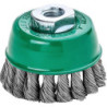 Brosse boisseau inox torsadée 65x0.35mm Lessmann