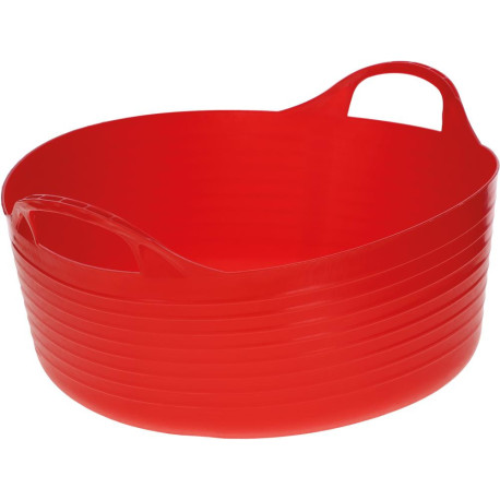 Bac flexible FlexBag rouge 15 ltr. version plate