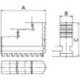 Jeu de trois mors DIN6350DB500mm RÖHM