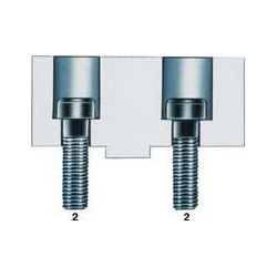 Vis pour mâchoire de rehausse taille 500/630 M20x80 RÖHM
